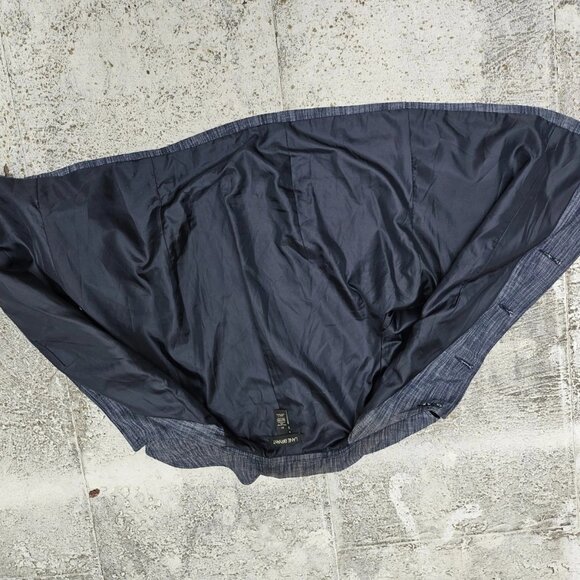 Lane Bryant Women Jacket Coat Plus Size Blazer Gray Cotton Blend Size 24 Plus - Picture 8 of 9